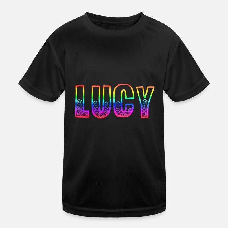 lucy rs regenbogen Kinder Funktions-T-Shirt