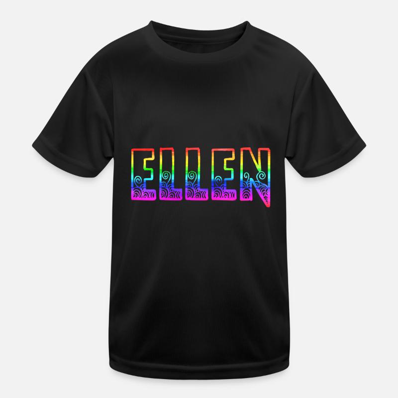 ellen rs rainbow Kids Functional T-Shirt