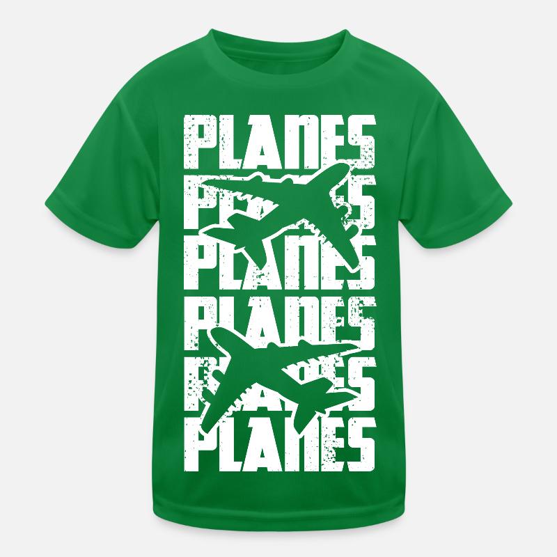Airplanes Kids Functional T-Shirt