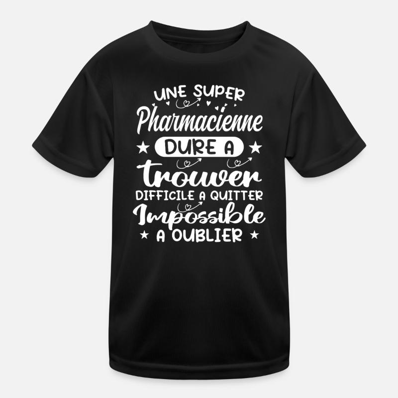 A Super Pharmacist - Pharmacist Gift - Kids Functional T-Shirt - black