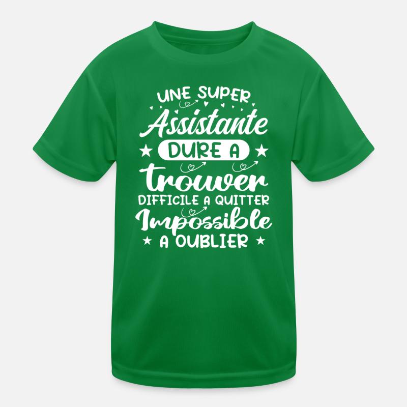A Super Assistant - Assistant Gift Kids Functional T-Shirt