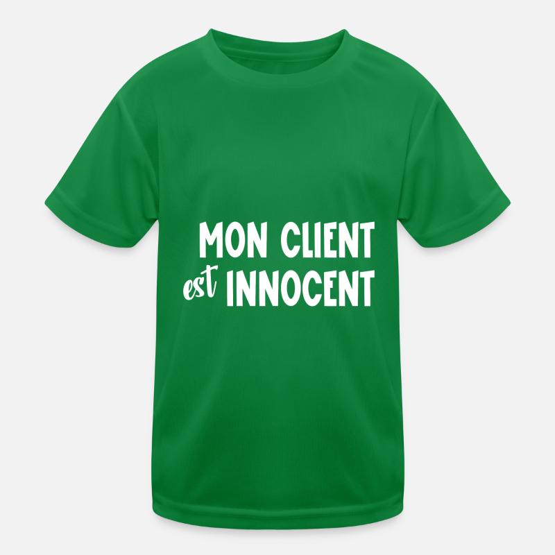 mon client est innocent T-shirt sport Enfant