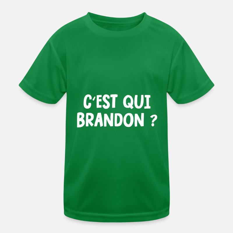 c'est qui brandon T-shirt sport Enfant