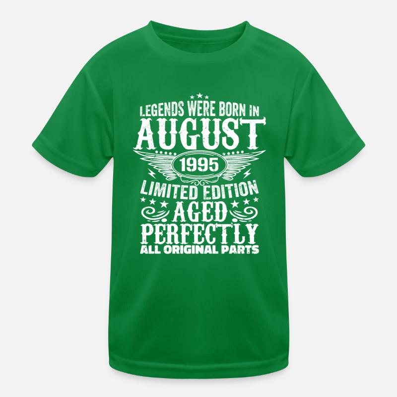 Août 1995 Jubilé 1995 Légendes Août T-shirt sport Enfant