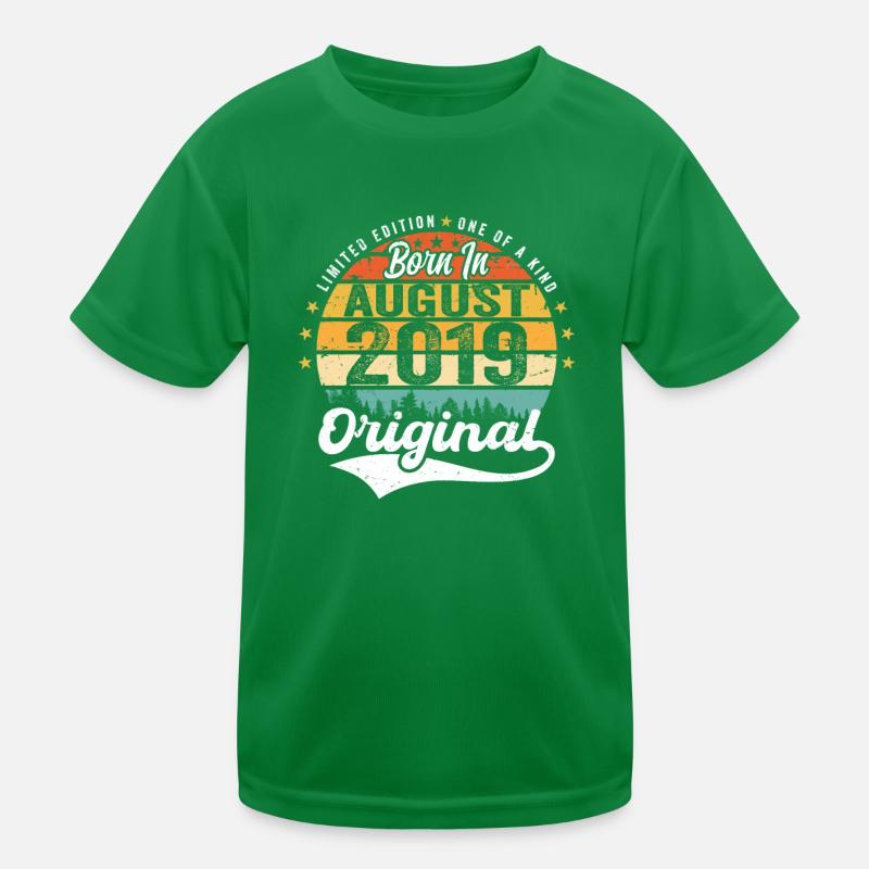 August 2019 Geburtstag Geschenkideen 2019 August Kinder Funktions-T-Shirt