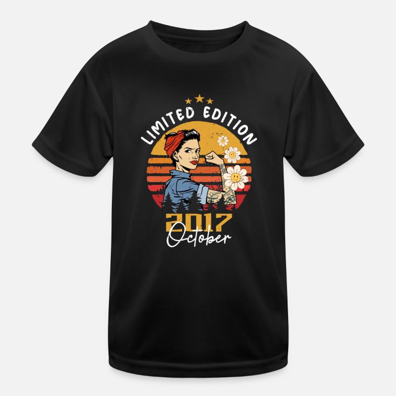 Octobre 2017 né | Octobre 2017 T-shirt sport Enfant