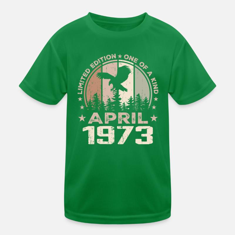 Incomparable since April 1973, 51st Anniversary Kids Functional T-Shirt