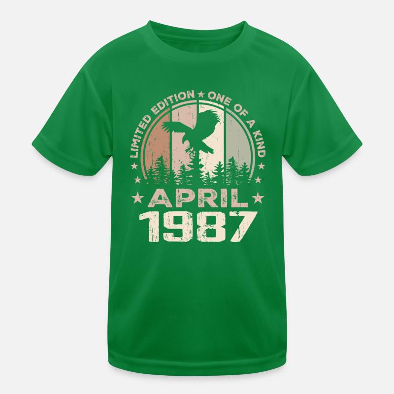 Incomparable since April 1987, 37th Anniversary Kids Functional T-Shirt