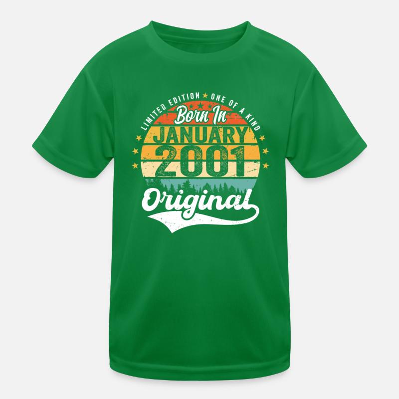 Les Legends sont nés en janvier 2001 T-shirt sport Enfant