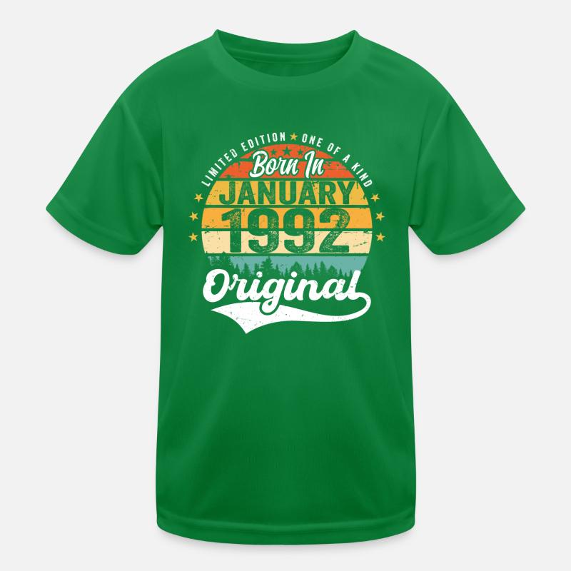 Les Legends sont nés en janvier 1992 T-shirt sport Enfant