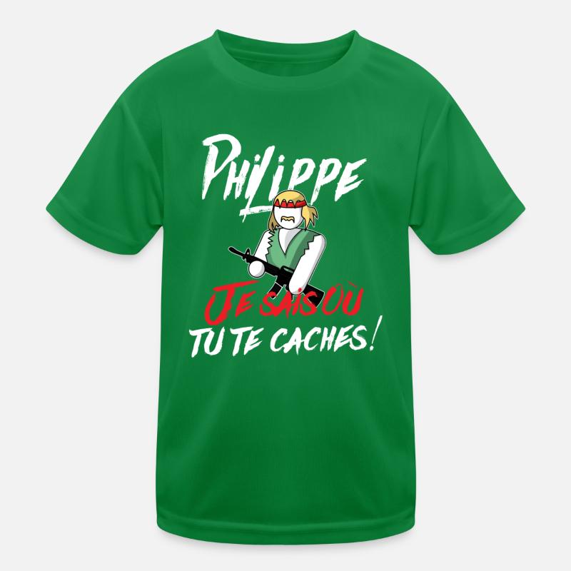 Philippe Où Tu Te Caches T-shirt sport Enfant