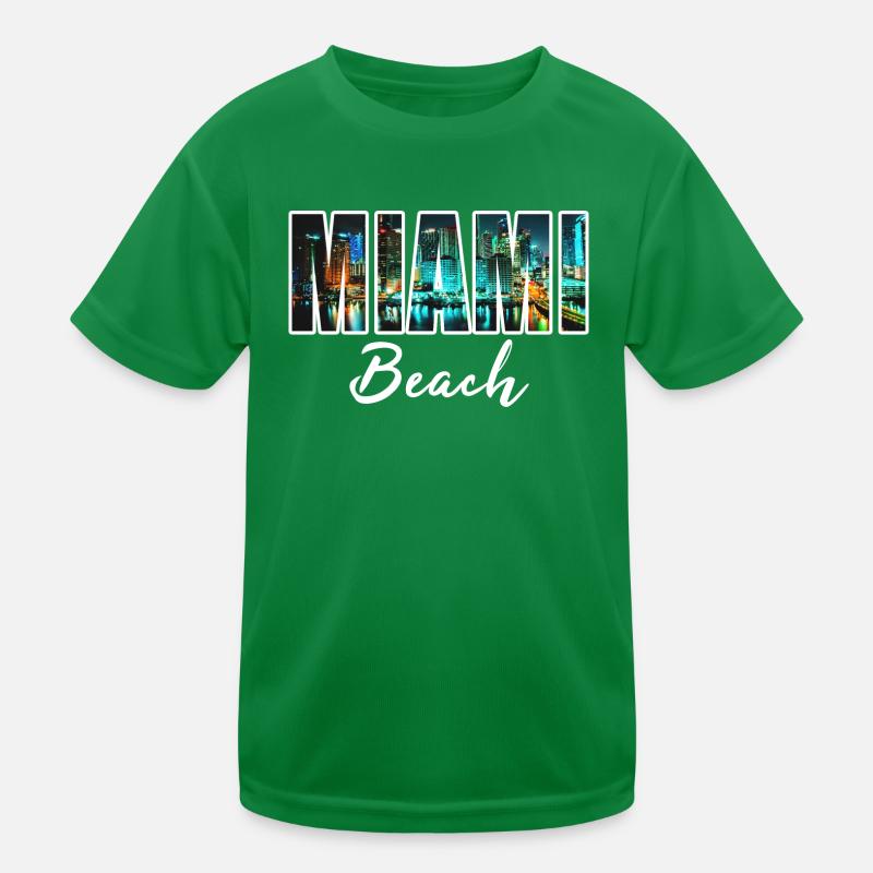 plage de miami T-shirt sport Enfant