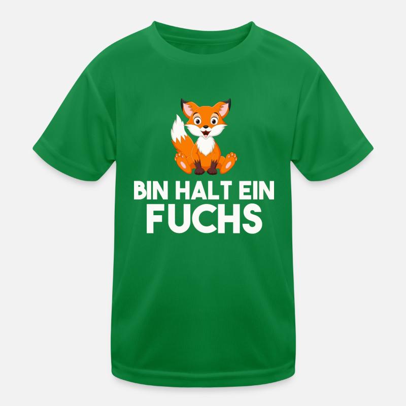 Bin Halt Ein Fuchs Kinder Funktions-T-Shirt