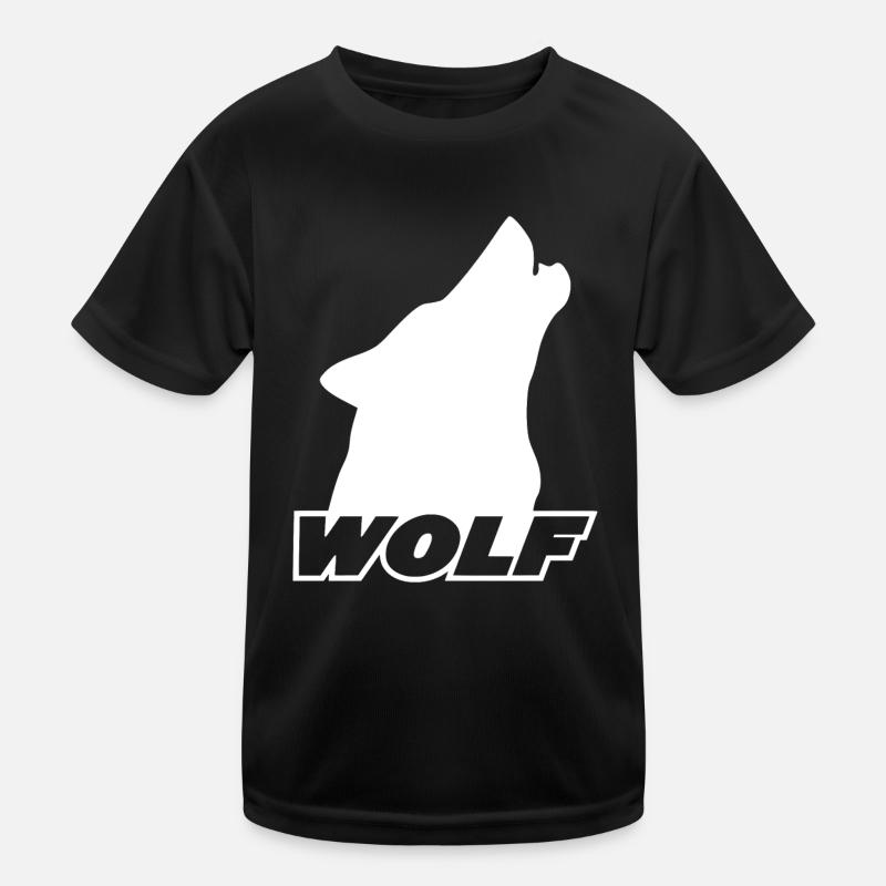 Wolf Howl Pack Kids Functional T-Shirt