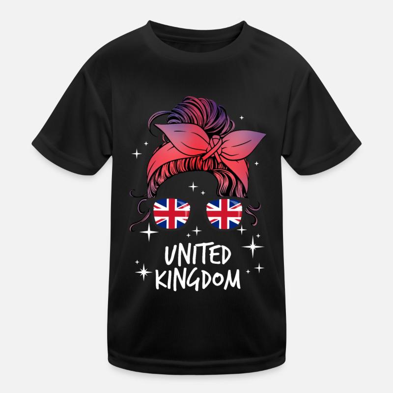 Großbritannien Kinder Funktions-T-Shirt