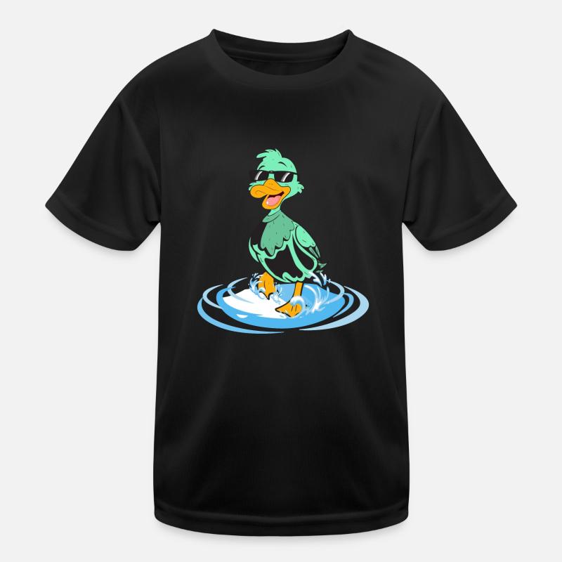 Duck funny cool Kids Functional T-Shirt