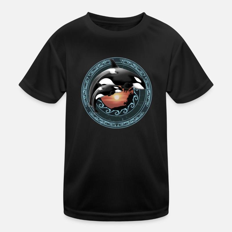 Orca killer whale Kids Functional T-Shirt