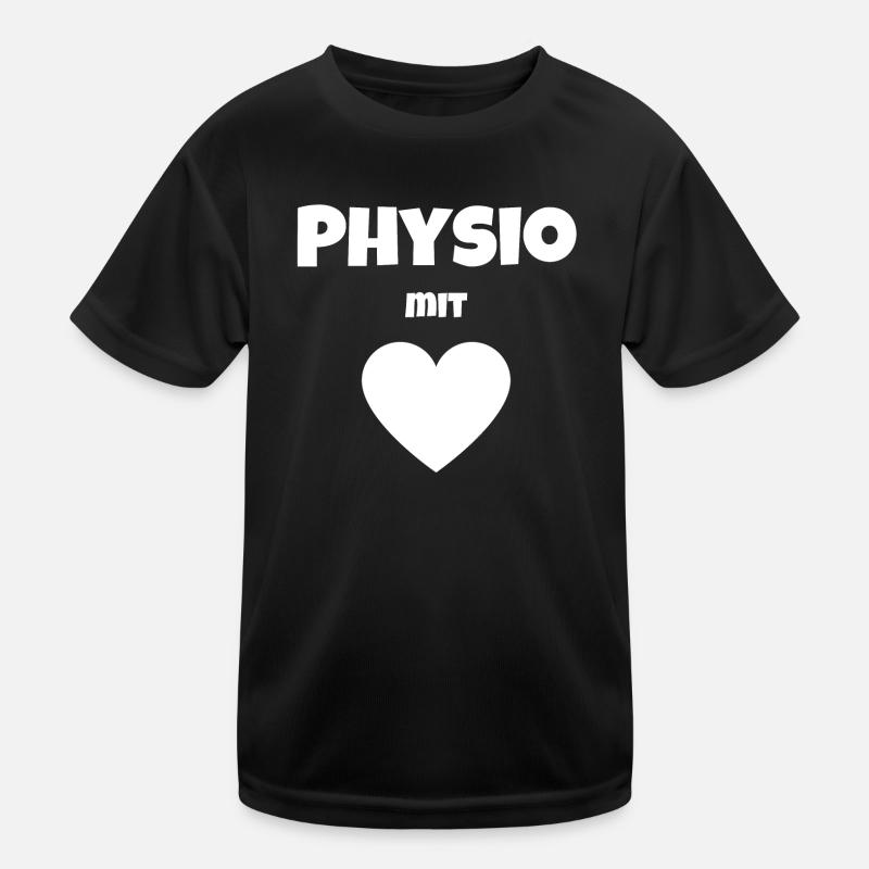 Physio avec cœur - Idées cadeaux pour les physios T-shirt sport Enfant