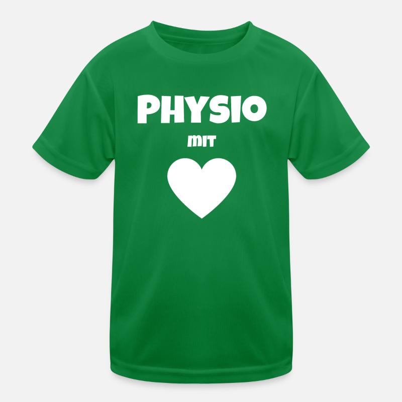 Physio with Heart - Gift Ideas for Physios Kids Functional T-Shirt