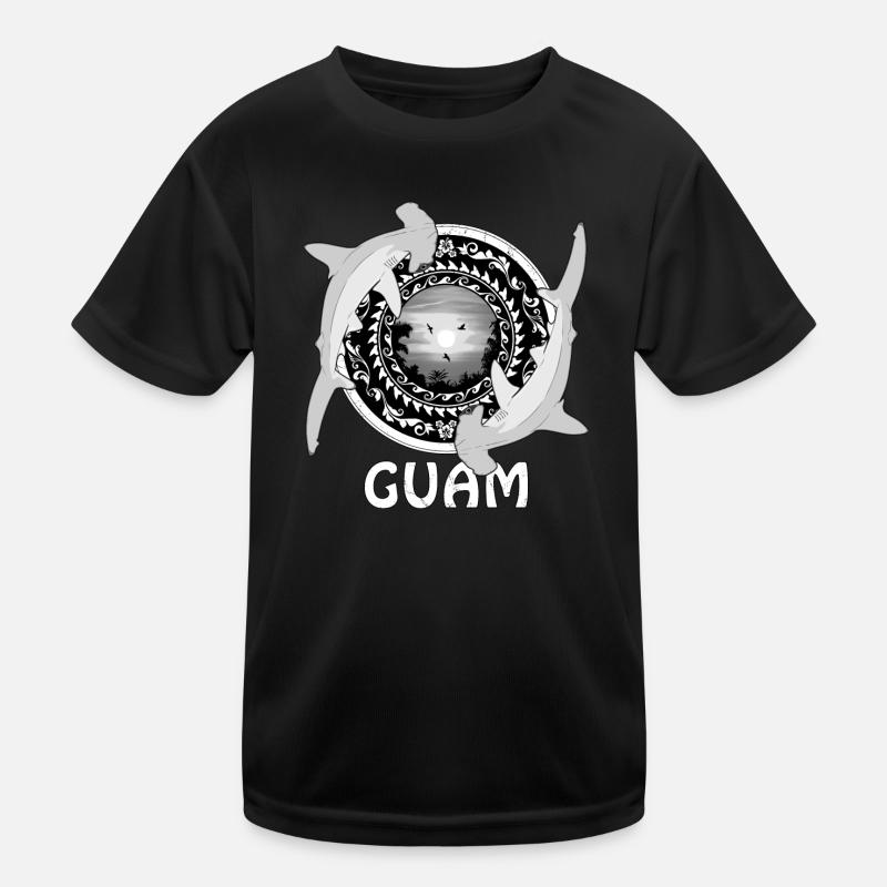Guam Hammerhai Kinder Funktions-T-Shirt