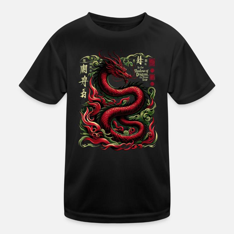 Dragon impérial : Majesté mythique T-shirt sport Enfant