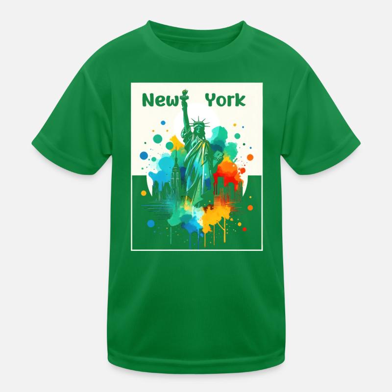 Lebendige Freiheitskunst Kinder Funktions-T-Shirt