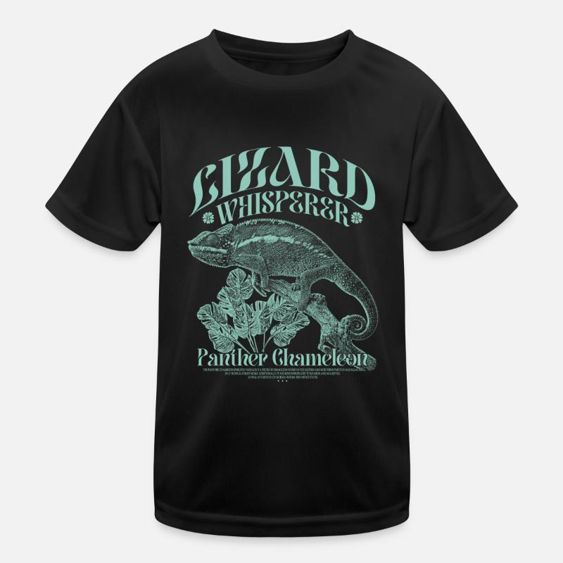 Pantherchamäleon Chamäleon Echsenflüsterer Kinder Funktions-T-Shirt