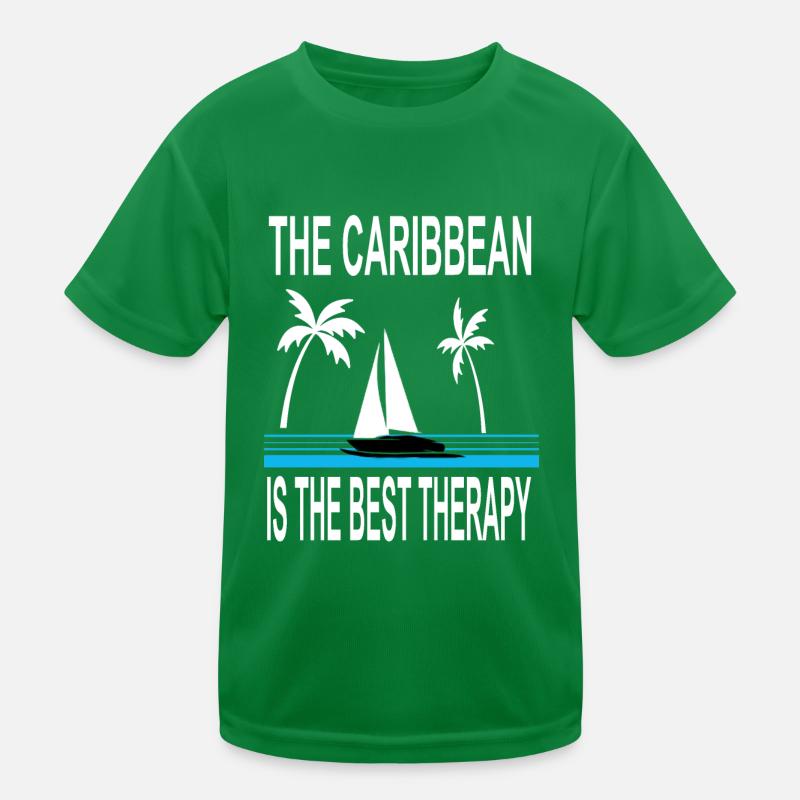 Vacances dans les Caraïbes prêtes pour les vacances d'été T-shirt sport Enfant