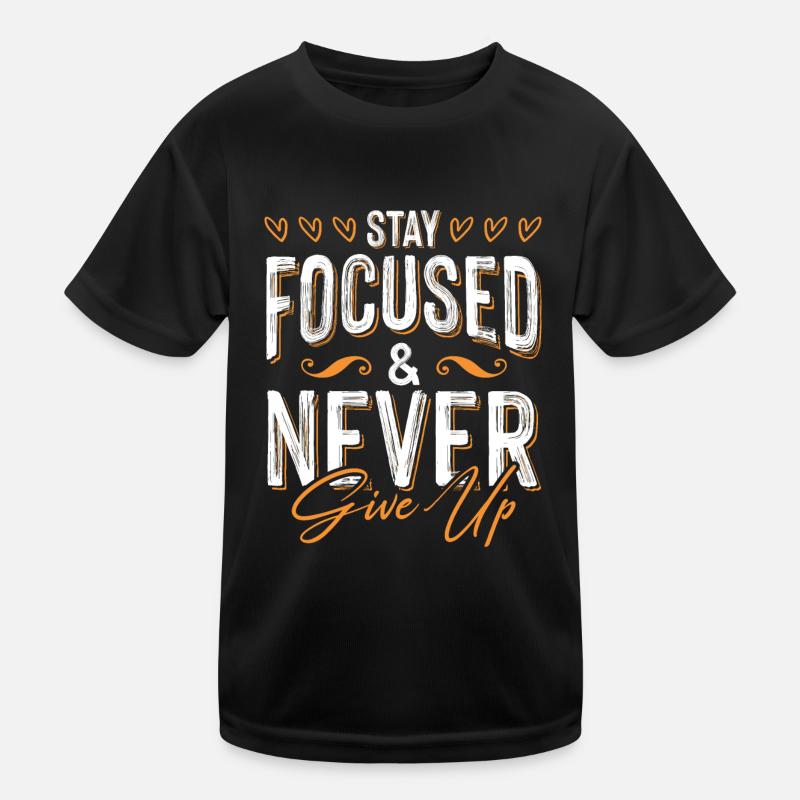 motivation focused Kids Functional T-Shirt