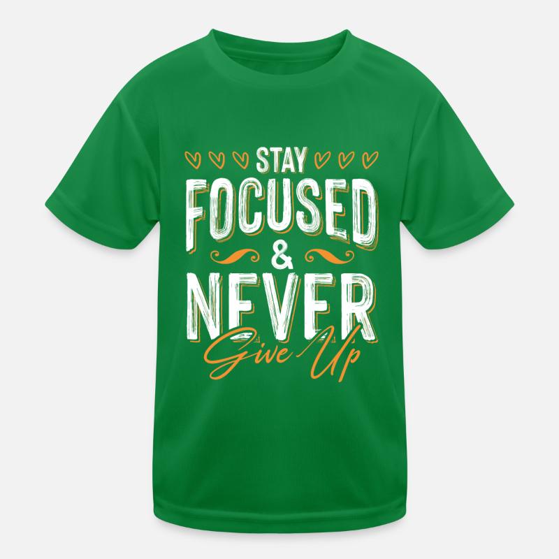 motivation focused Kids Functional T-Shirt
