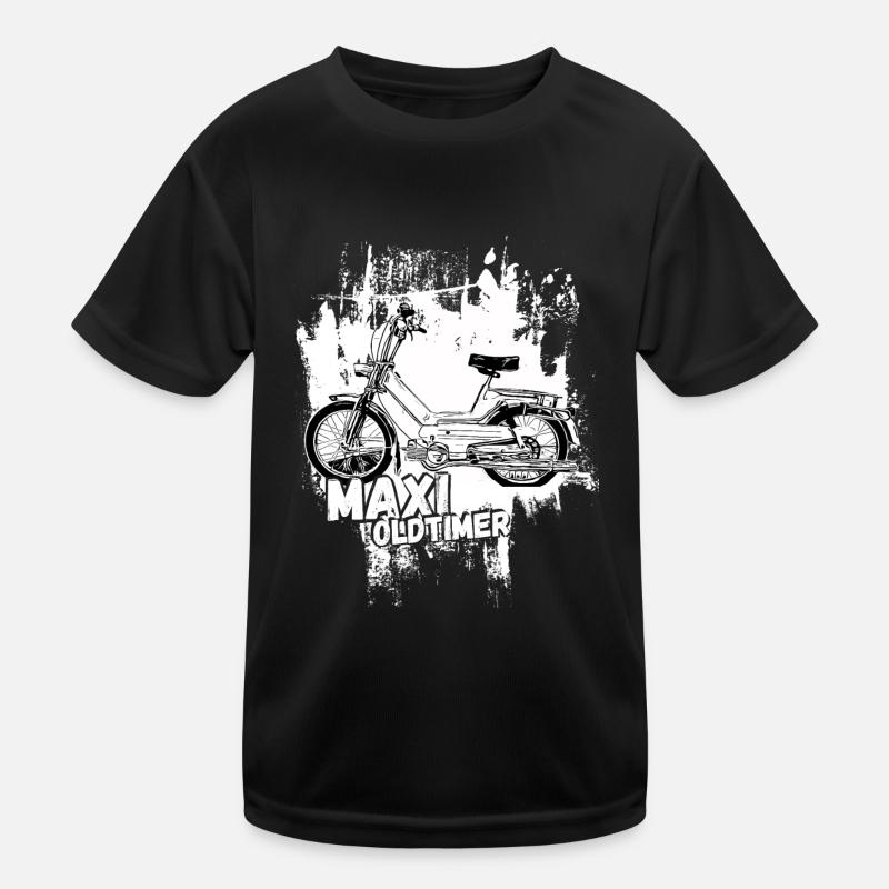 Maxi / Schwalbenfahrer / Ostalgie / Mofa Oldtimer Kinder Funktions-T-Shirt