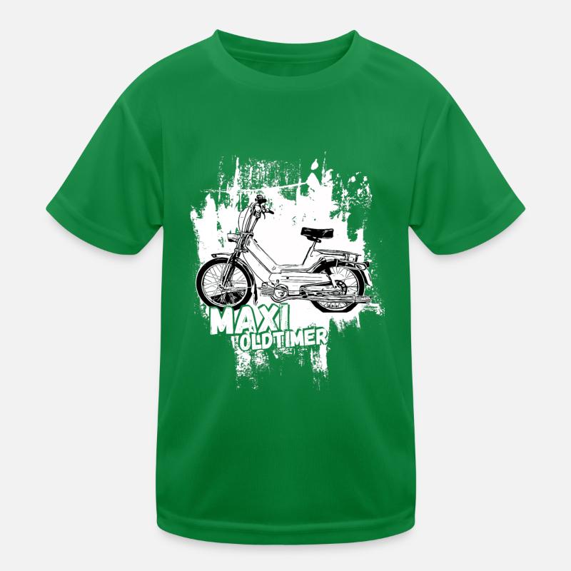 Maxi / Schwalbenfahrer / Ostalgie / Mofa Oldtimer Kinder Funktions-T-Shirt