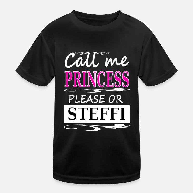 Ich heiße Steffi ich bin Stefanie Mädchenname Kinder Funktions-T-Shirt