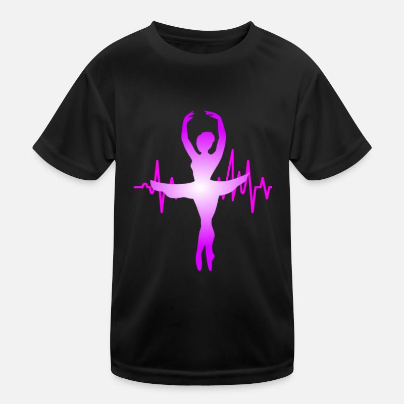 Ballet Dancing Ballet Dancer Dance Course Gift - Kids Functional T-Shirt - black