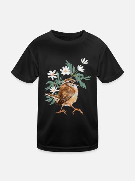 Le roi de clôture et la grenouille brouillonne - T-shirt sport Enfant - noir - Devant