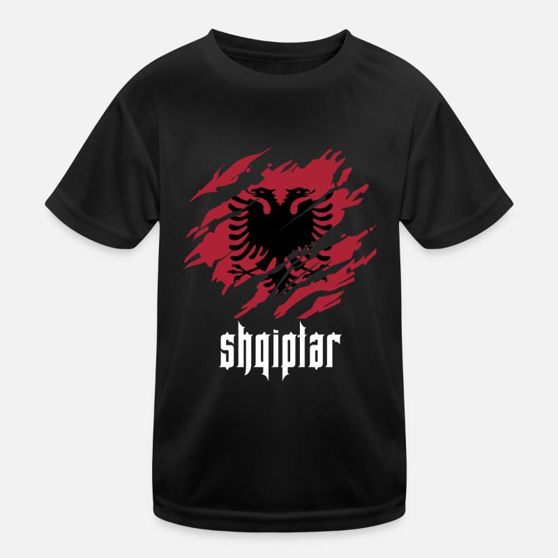 Shqiptar Albanais T-shirt sport Enfant