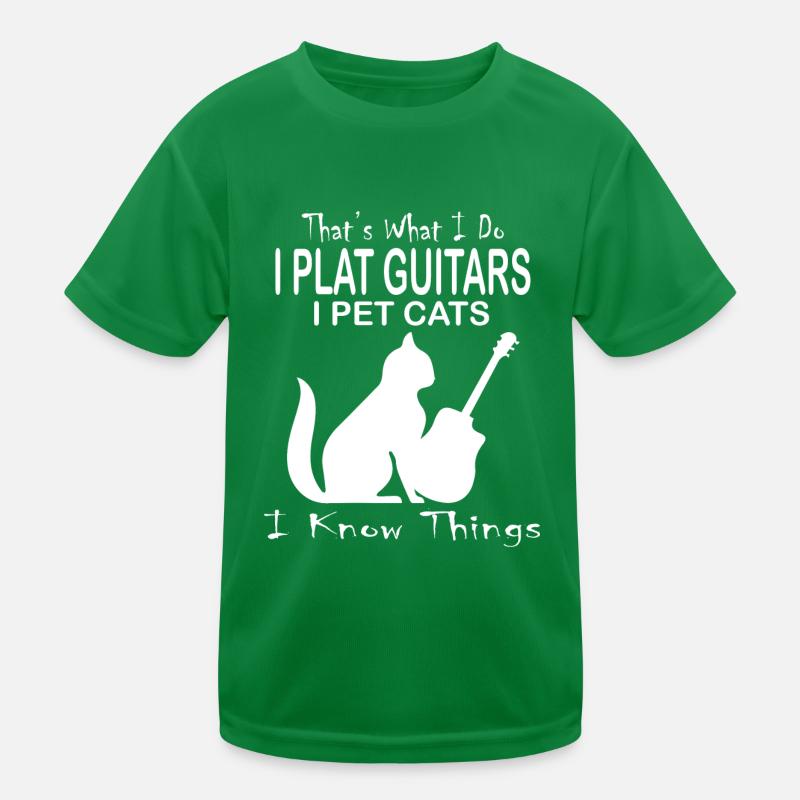 Cat Katze Kids Functional T-Shirt