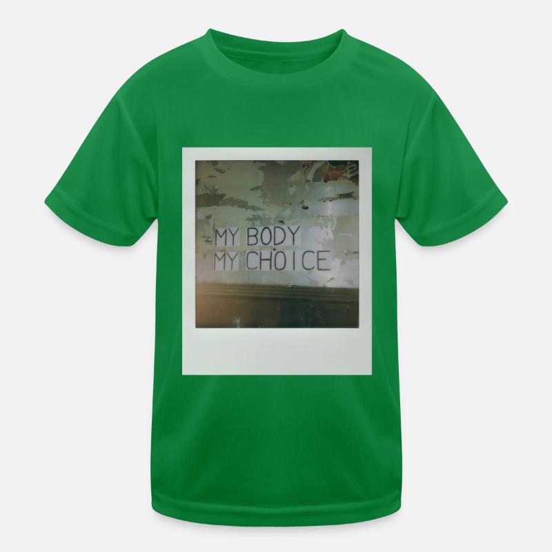 Mon corps Mon choix T-shirt sport Enfant