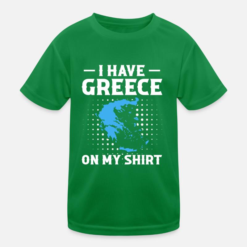 J’ai la Grèce sur mon motif T-shirt sport Enfant