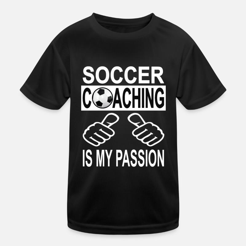 Fußballtrainer Soccer Coach coaching Geschenkidee Kinder Funktions-T-Shirt