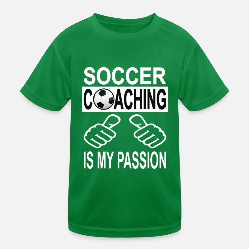 Fußballtrainer Soccer Coach coaching Geschenkidee Kinder Funktions-T-Shirt