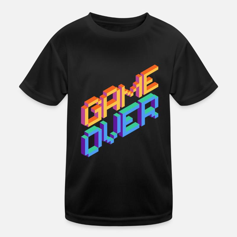 Gamer Game Over Pc Game Computer Game Gift Kids Functional T-Shirt
