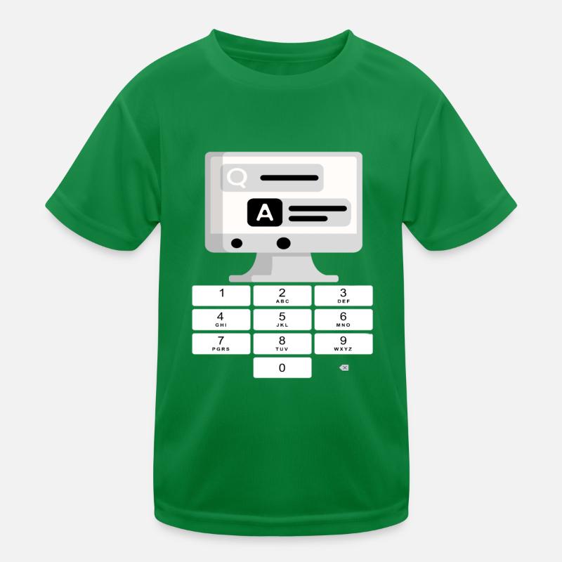 computerfreak computer science gamer console cadeau T-shirt sport Enfant