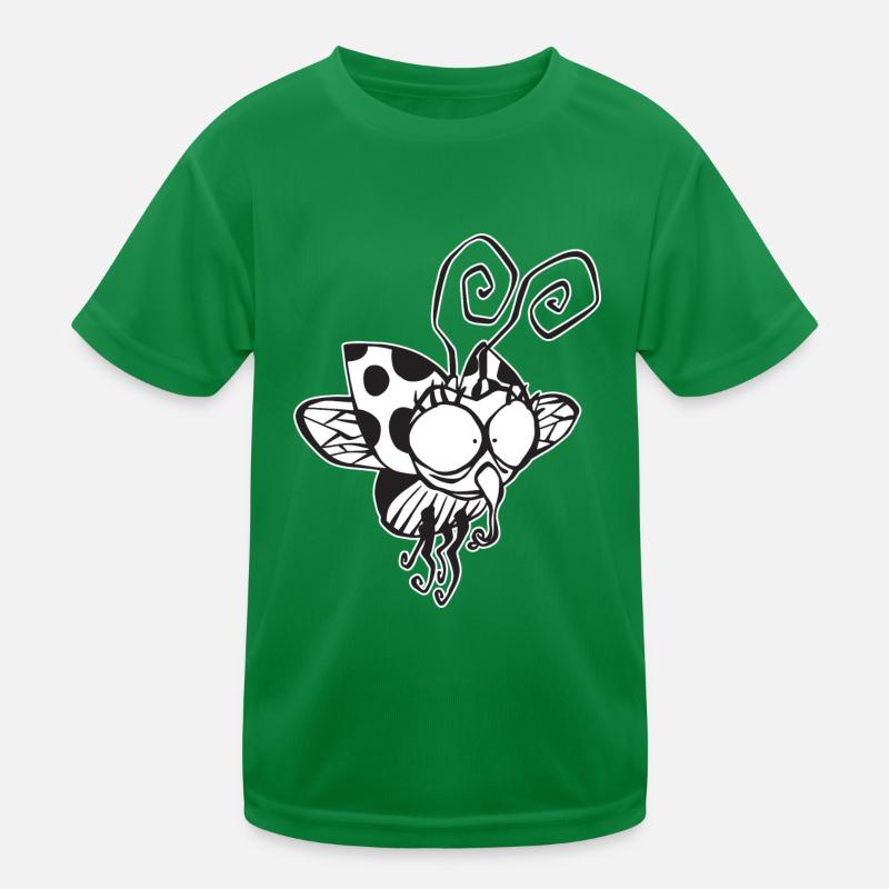 Scary Ladybug Kids Functional T-Shirt