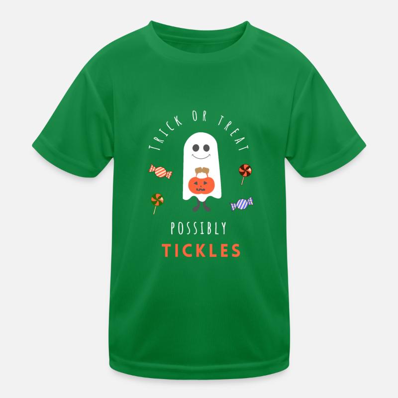 Süßigkeiten oder Streiche, evtl. Kitzeln Kinder Funktions-T-Shirt