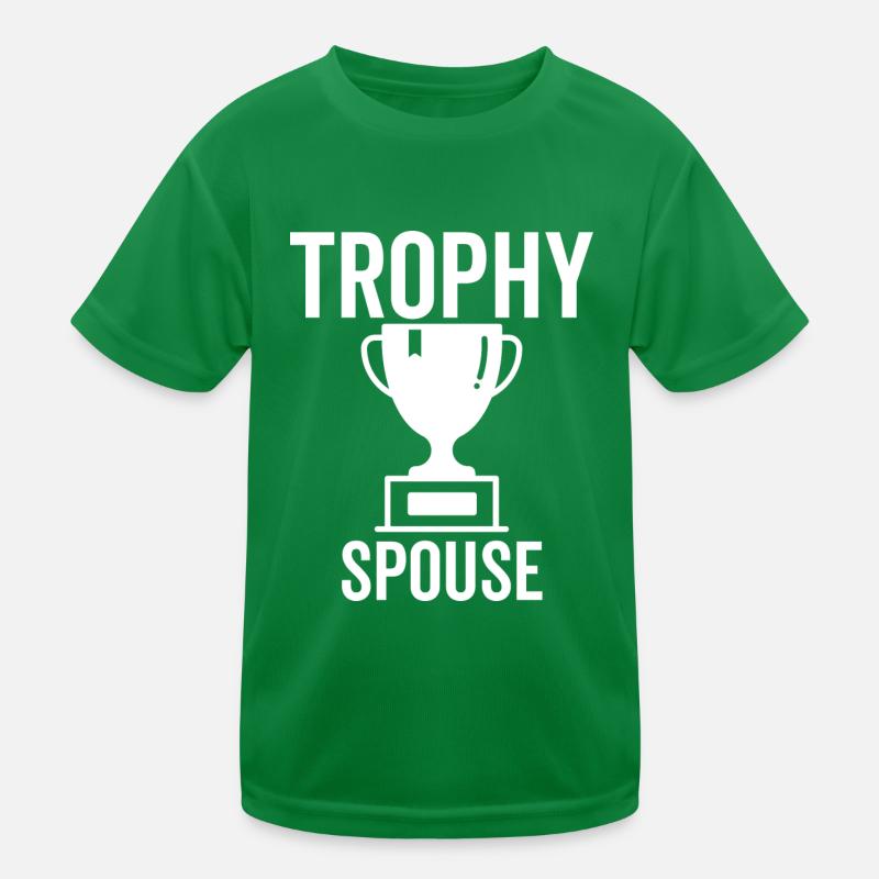 Trophäen-Ehepartner Kinder Funktions-T-Shirt