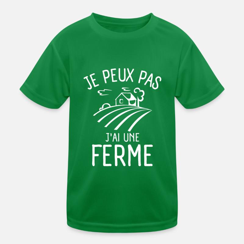 fermier ferme fermière 1 T-shirt sport Enfant