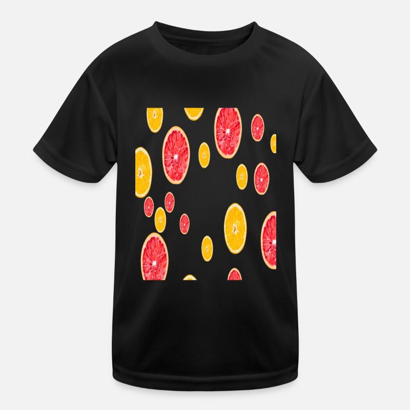 Fruit Orange Juice Gift Fruit is healthy T-shirt sport Enfant