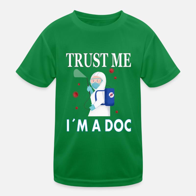 Doktor ich bin Arzt Medizin studieren Geschenkidee Kinder Funktions-T-Shirt