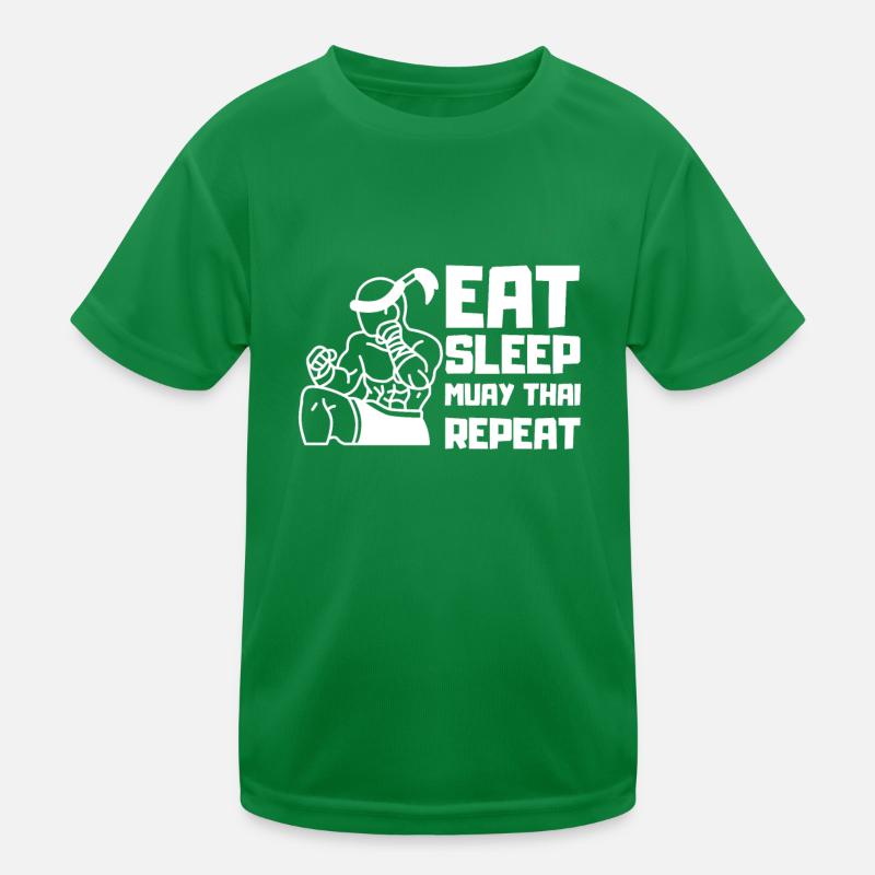 Manger, dormir, Muay Thai, répéter T-shirt sport Enfant